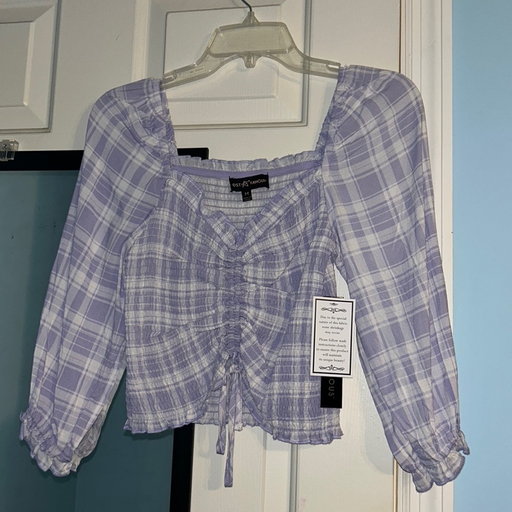 Brand new purple lilac blouse